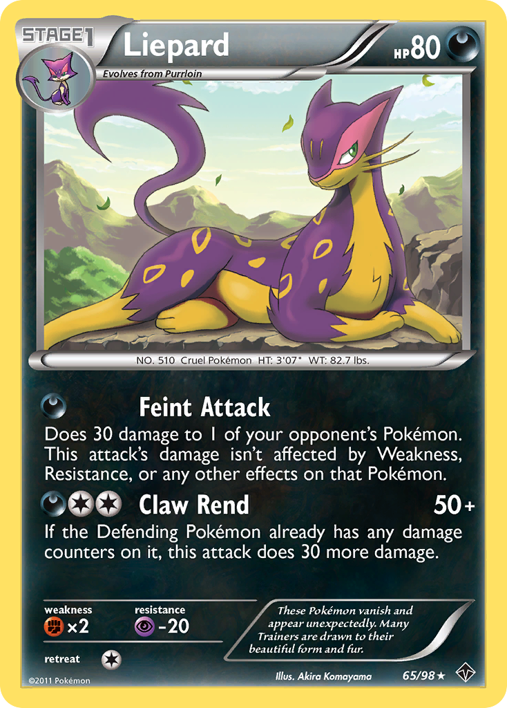 Liepard  Emerging Powers - Rare