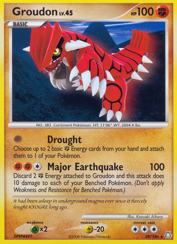 Groudon  Legends Awakened - Rare