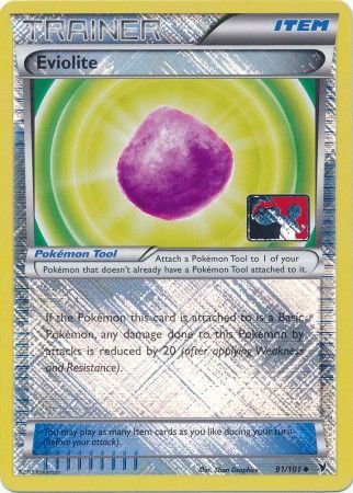 Eviolite - 91/101 (Championship Promo)/101  - Reverse Holofoil League & Championship Cards - Promo