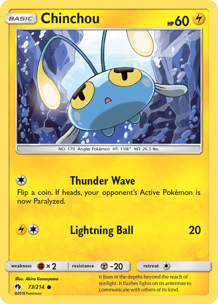 Chinchou  SM  Lost Thunder - Common