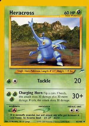 Heracross  - Unlimited Neo Destiny - Uncommon