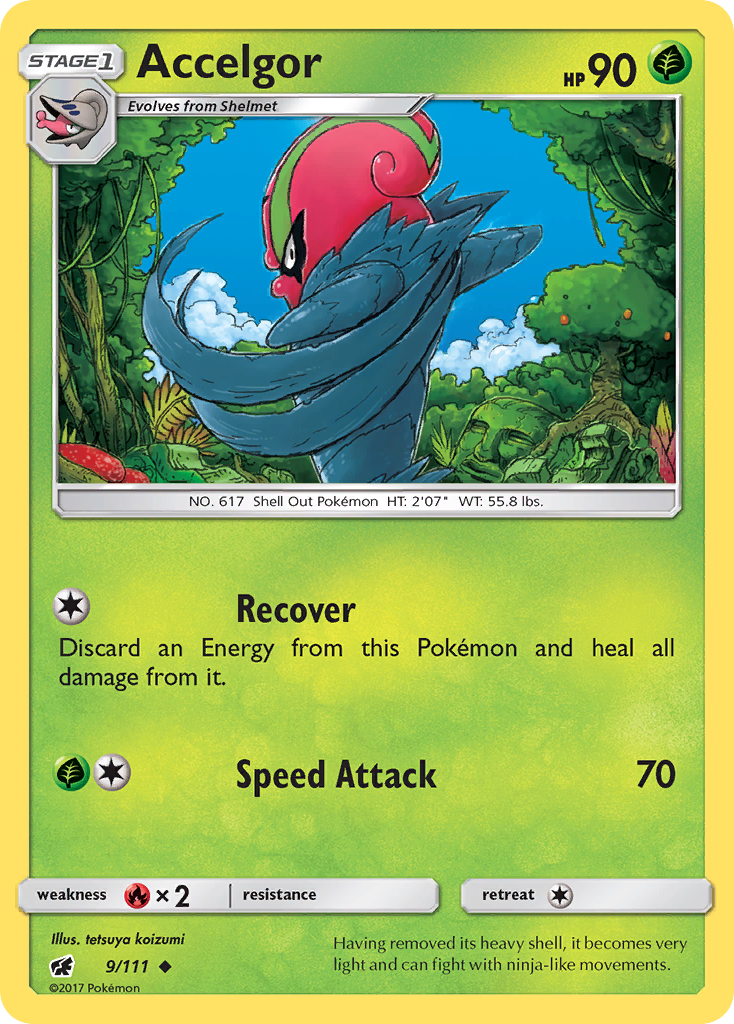 Accelgor 009  SM  Crimson Invasion - Uncommon