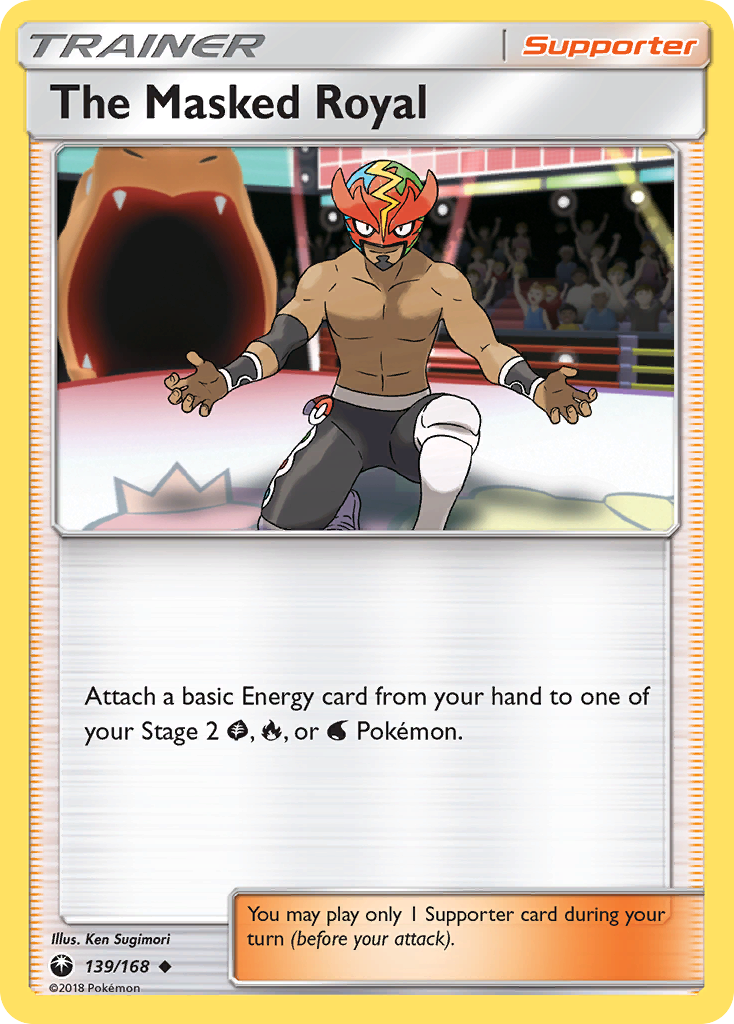 The Masked Royal 139/168  SM  Celestial Storm - Uncommon