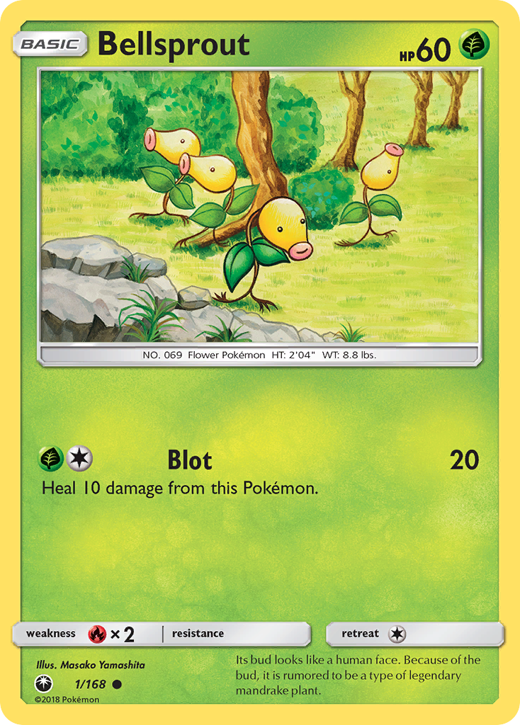 Bellsprout 001  SM  Celestial Storm - Common