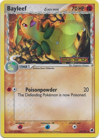 Bayleef (Delta Species) 026  - Reverse Holofoil Dragon Frontiers - Uncommon