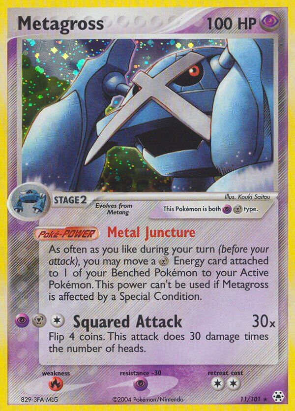 Metagross - 11/101 (EX Hidden Legends)/101  Deck Exclusives - Rare