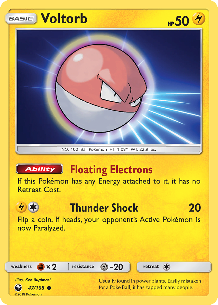 Voltorb 047  SM  Celestial Storm - Common