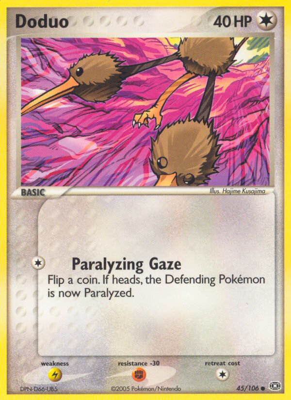 Doduo  Emerald - Common