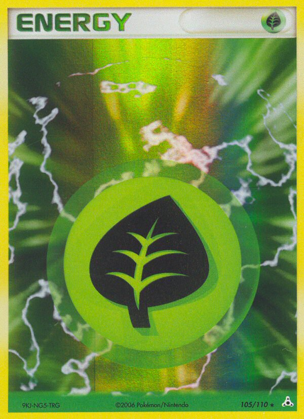 Grass Energy 105  - Holofoil Holon Phantoms - Holo Rare