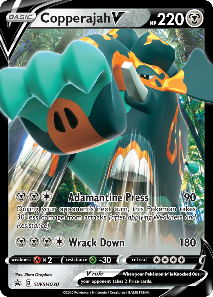 Copperajah V - SWSH030  - Holofoil Jumbo Cards - Promo