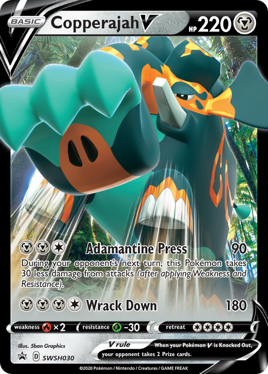 Copperajah V - SWSH030  - Holofoil Jumbo Cards - Promo