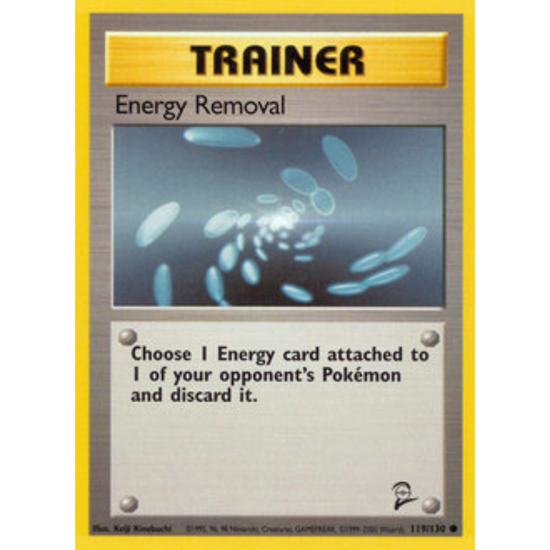 Energy Removal 119  Base Set 2 - Common
