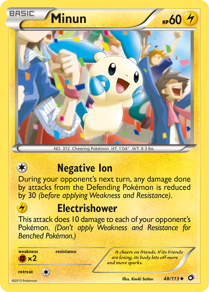 Minun 048  Legendary Treasures - Uncommon