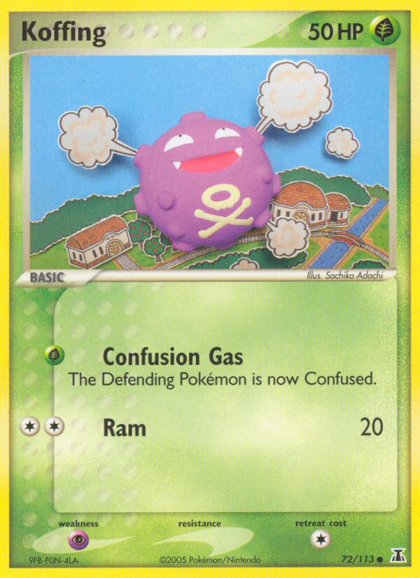 Koffing 072  Delta Species - Common