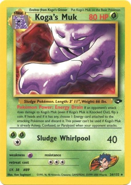 Koga's Muk 026  - Unlimited Gym Challenge - Rare