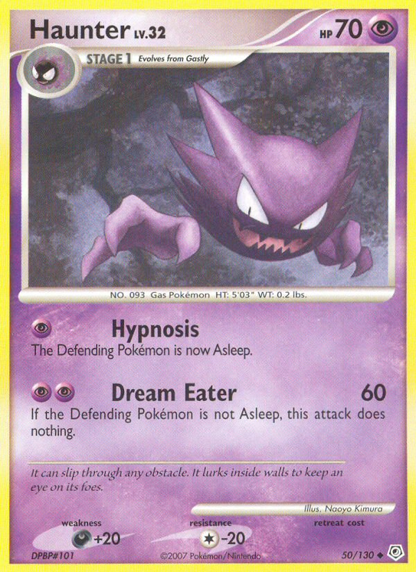 Haunter 050  Diamond and Pearl - Uncommon