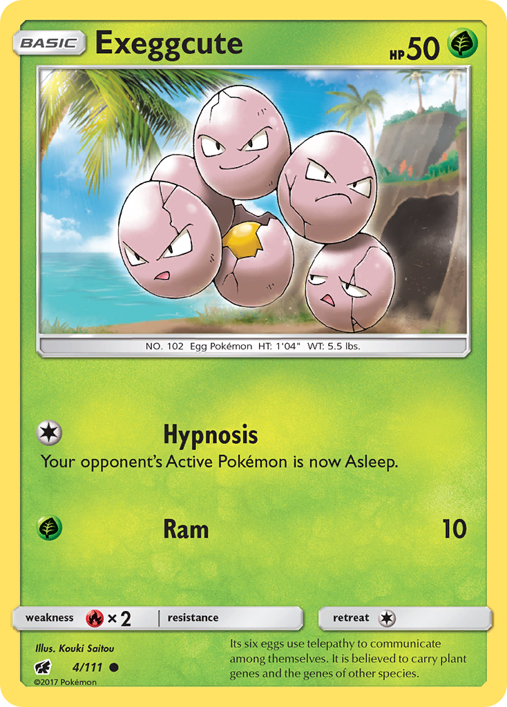 Exeggcute 004  SM  Crimson Invasion - Common