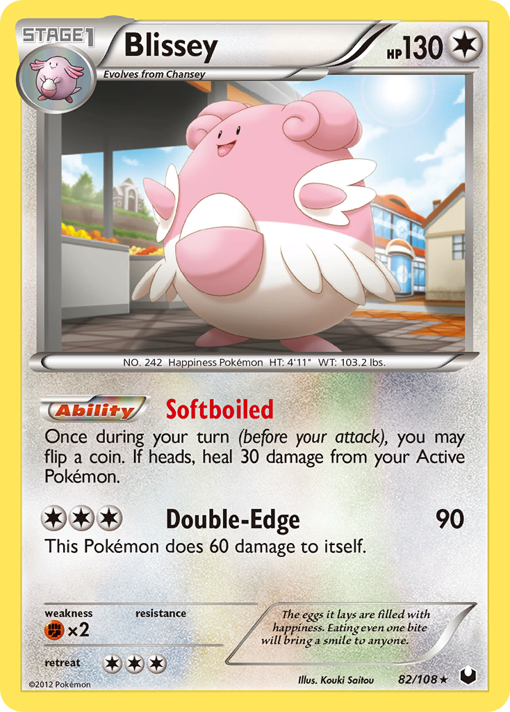 Blissey 082  - Holofoil Dark Explorers - Holo Rare