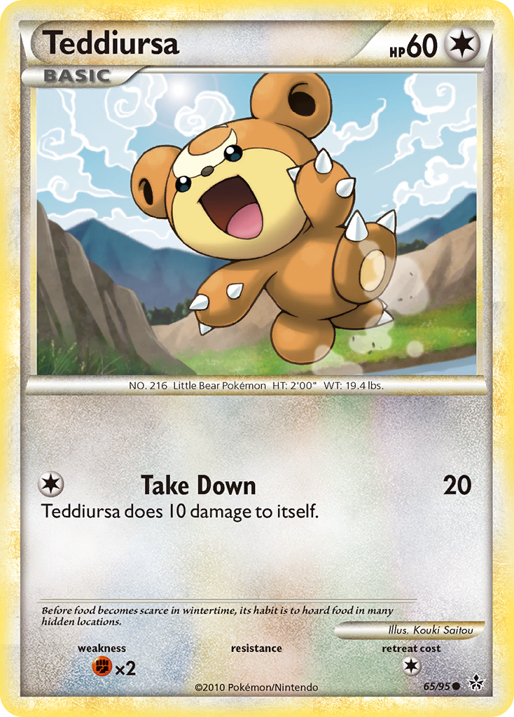 Teddiursa 065  Unleashed - Common