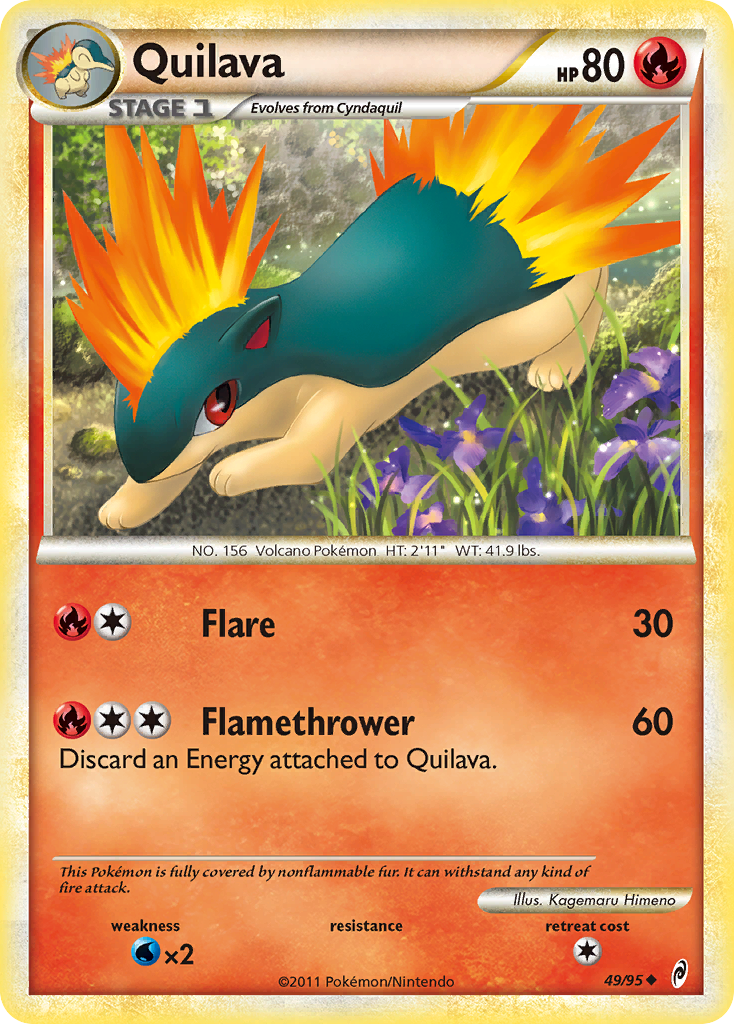 Quilava 049  Call of Legends - Uncommon