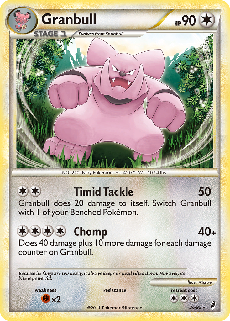 Granbull  Call of Legends - Rare
