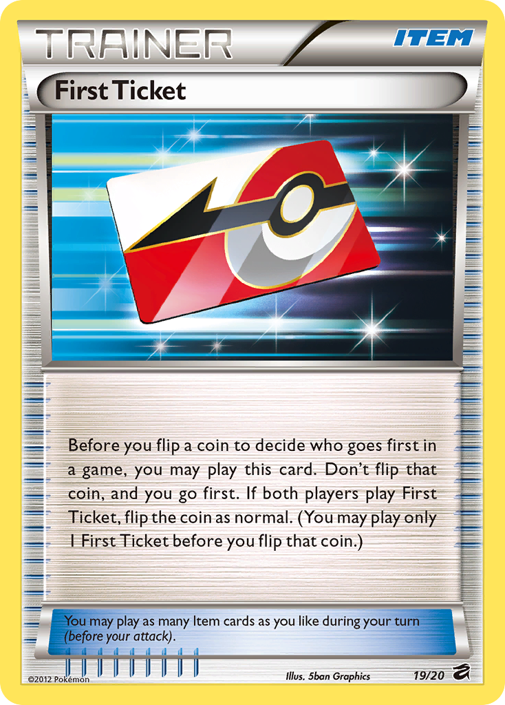 First Ticket 019  - Holofoil Dragon Vault - Holo Rare