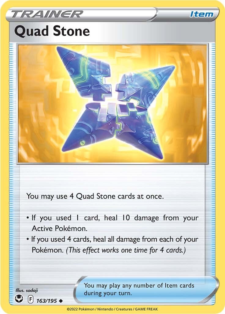 Quad Stone 163  SWSH12 Silver Tempest - Uncommon