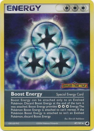 Boost Energy  - Reverse Holofoil Dragon Frontiers - Uncommon