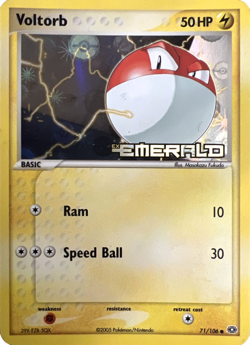 Voltorb  - Reverse Holofoil Emerald - Common