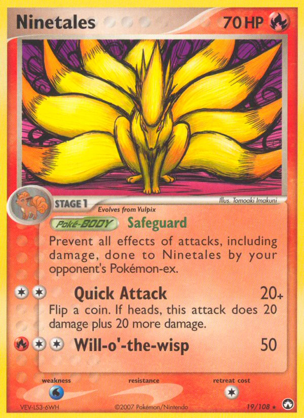 Ninetales/108  Power Keepers - Rare