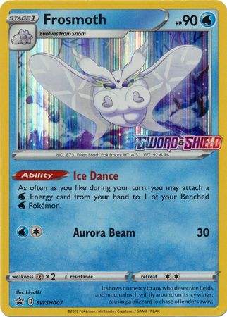 Frosmoth - SWSH007 (Prerelease)  - Holofoil SWSH Sword & Shield Promo Cards - Promo