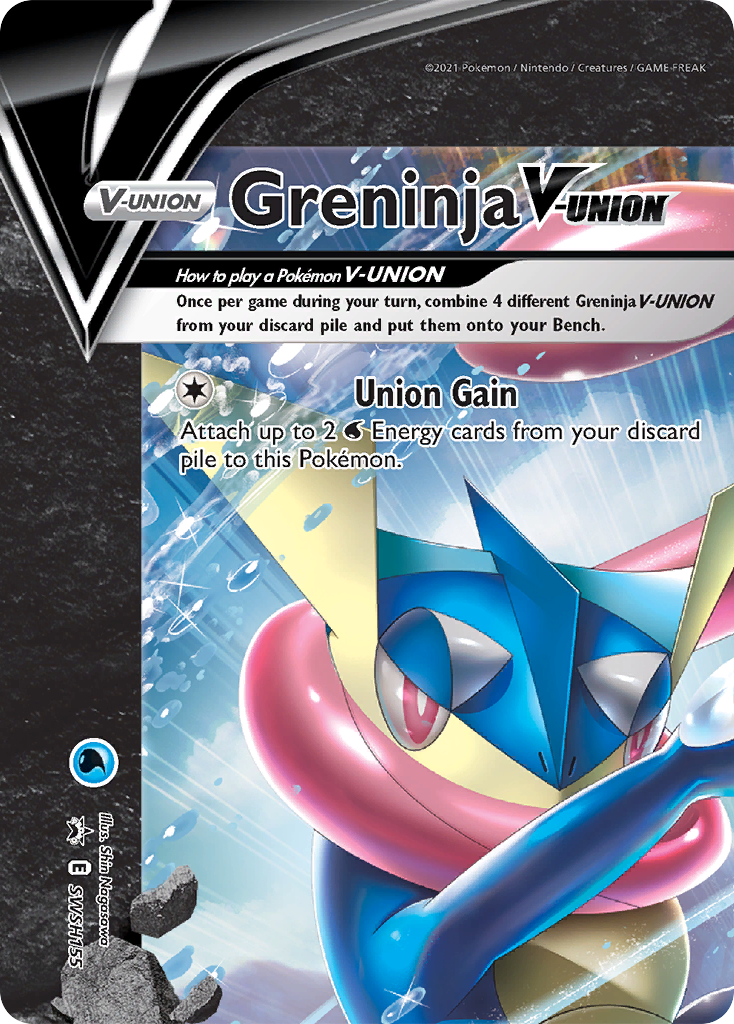 Greninja V-UNION - SWSH155  - Holofoil SWSH Sword & Shield Promo Cards - Promo