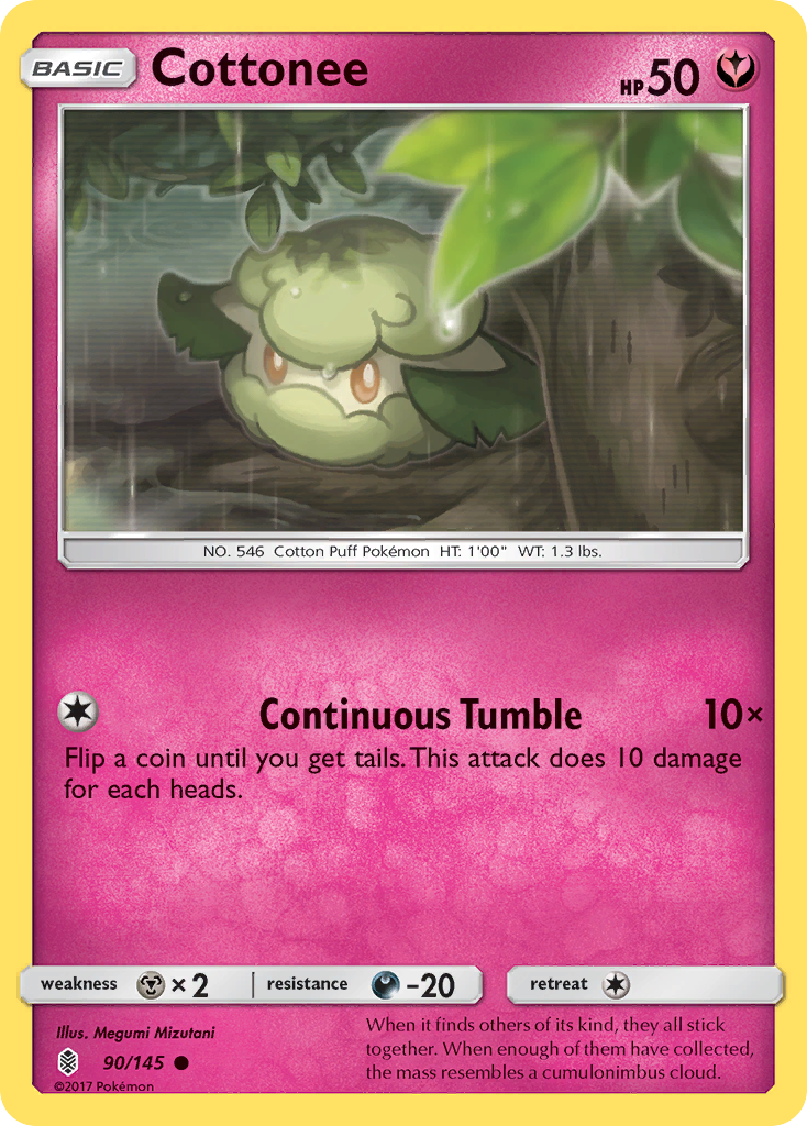 Cottonee 090  SM  Guardians Rising - Common
