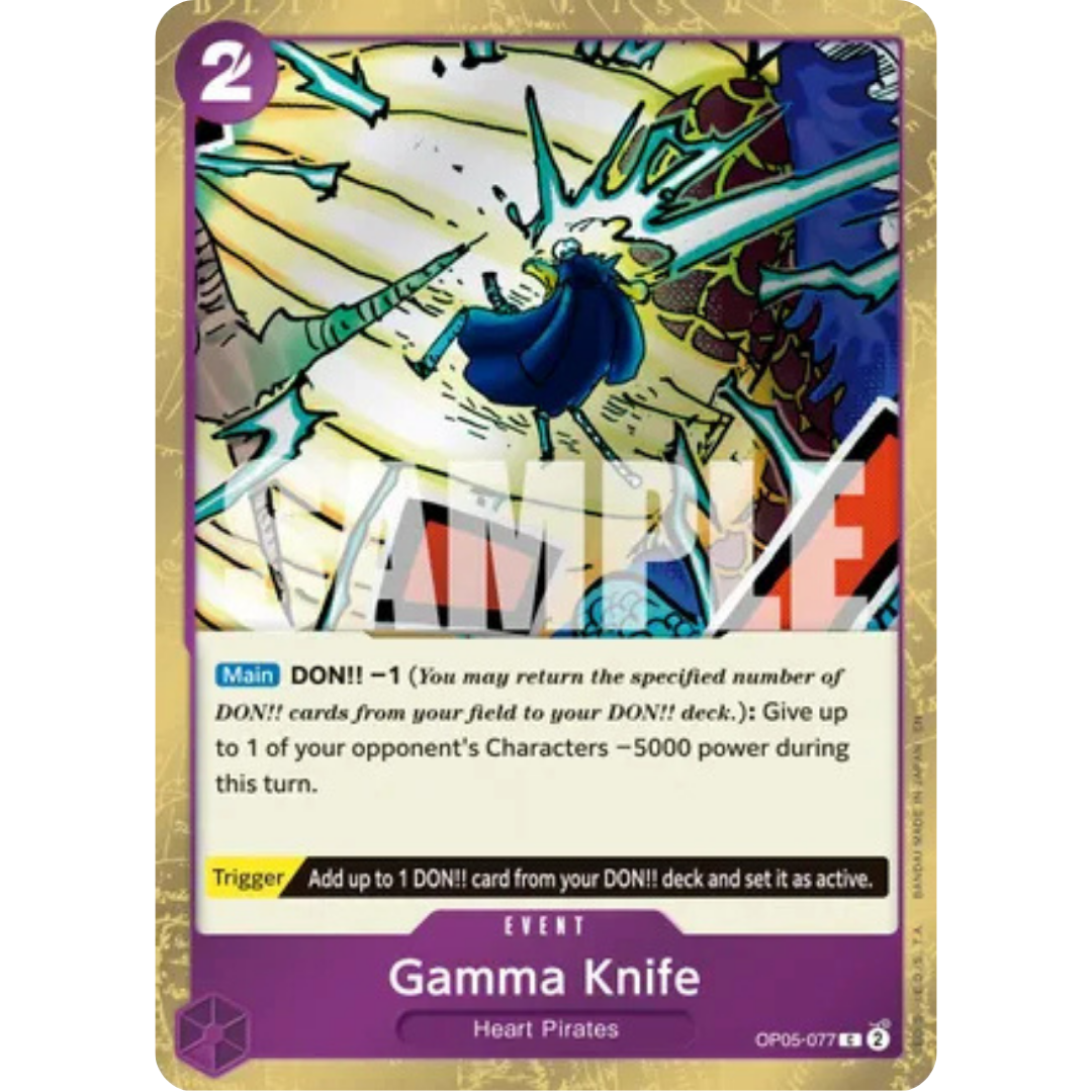 Gamma Knife (Pirate Foil) (OP05-077) - Premium Booster -The Best- Vol. 2 Foil