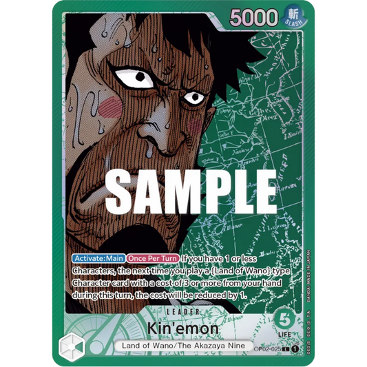 Kin'emon (Alternate Art) (OP02-025) - Paramount War Foil