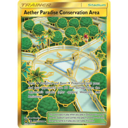 Aether Paradise Conservation Area SV87/SV94  - Holofoil Hidden Fates Shiny Vault - Shiny Holo Rare
