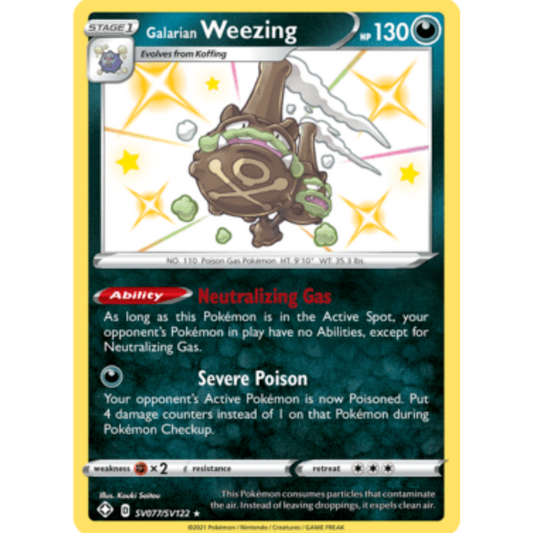 Galarian Weezing (SV077/SV122) [Sword & Shield: Shining Fates]