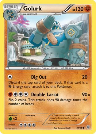 Golurk (41) 041  XY  Ancient Origins - Common