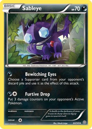 Sableye 044  XY  Ancient Origins - Uncommon