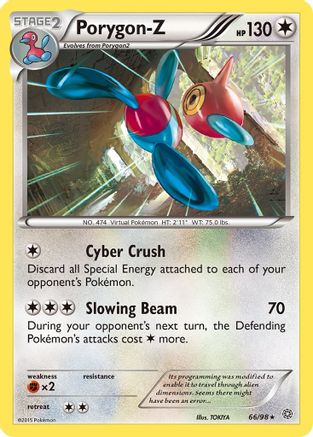 Porygon 066  - Reverse Holofoil XY  Ancient Origins - Rare