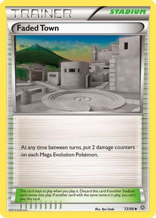 Faded Town 073  XY  Ancient Origins - Uncommon