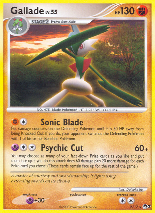 Gallade  POP Series 7 - Rare