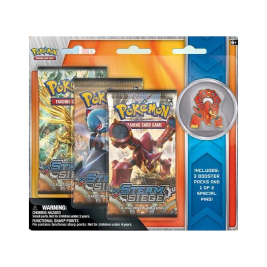 Steam Siege Collectible Pin 3 Pack Blister [Volcanion]