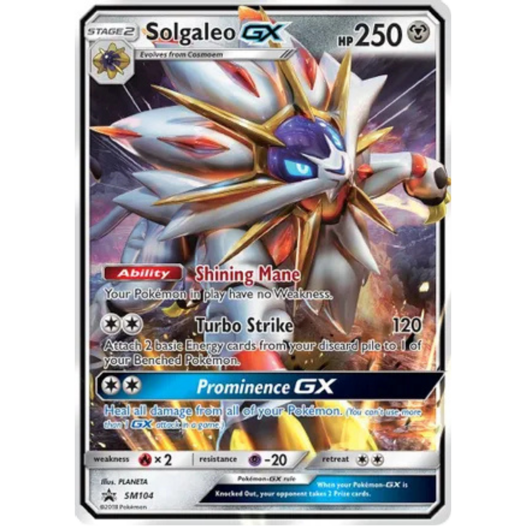 Solgaleo GX SM104  - Holofoil SM Promos - Promo