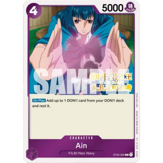 Ain (Judge Pack Vol. 4) (ST05-002) - One Piece Promotion Cards Foil