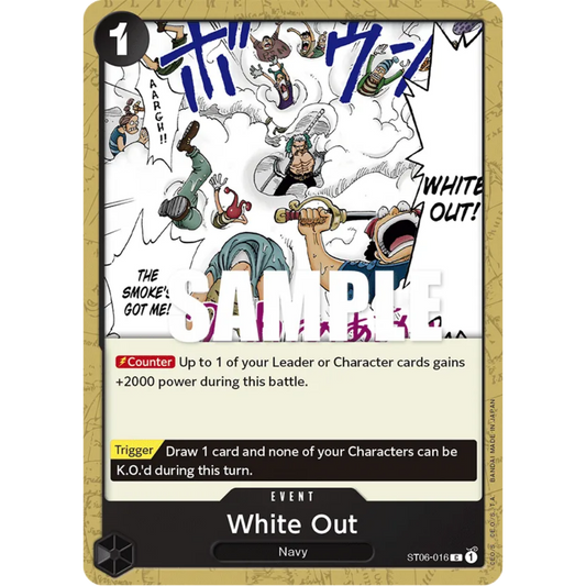 White Out (ST06-016) - Starter Deck 6: Absolute Justice