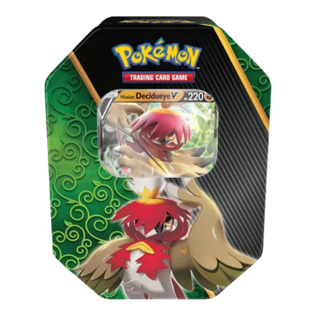 Divergent Powers Tin [Hisuian Decidueye V] (International Version)