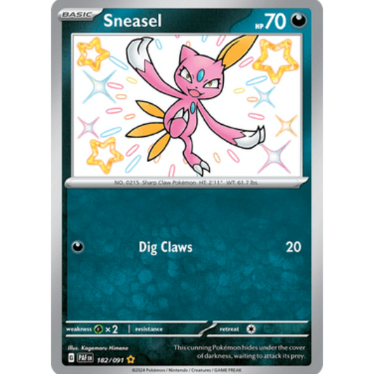 Sneasel (182/091) [Scarlet & Violet: Paldean Fates]