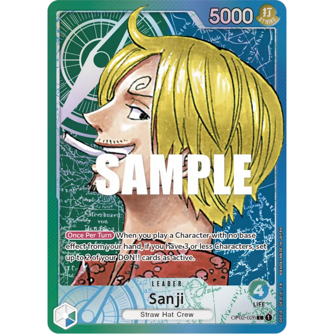 Sanji (Alternate Art) (OP02-026) - Paramount War Foil