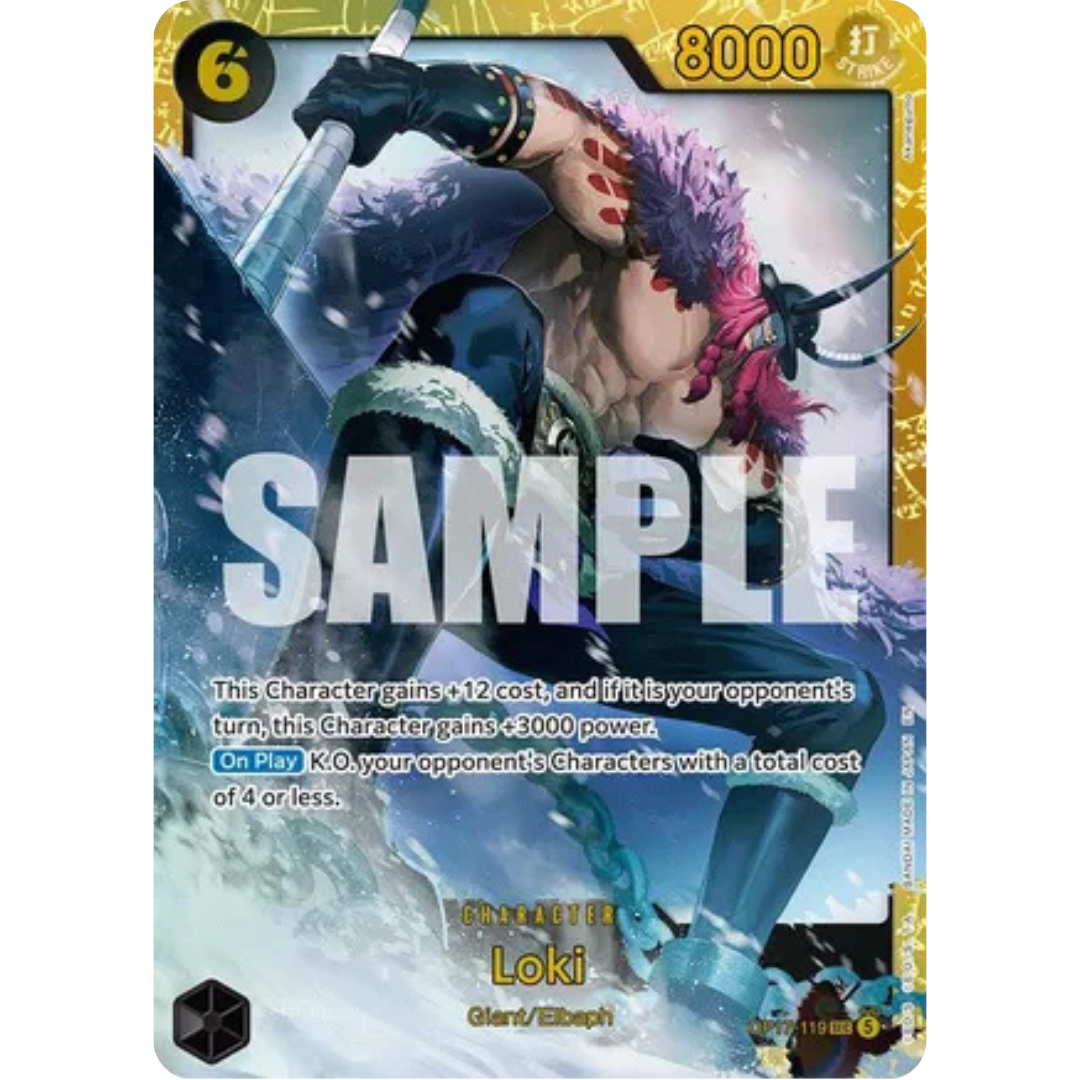 Loki (OP17-119) - The World's Strongest Warriors Foil